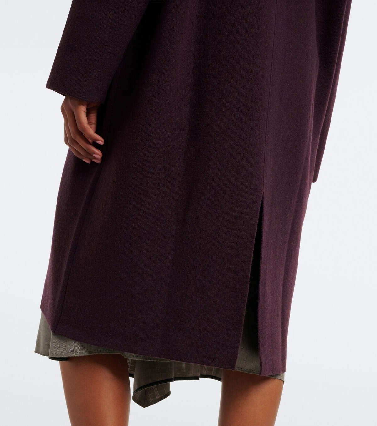 Jardin des Orangers Wool and cashmere coat