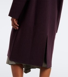 Jardin des Orangers Wool and cashmere coat