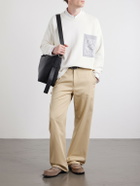 LOEWE - Loop Logo-Debossed Leather Messenger Bag