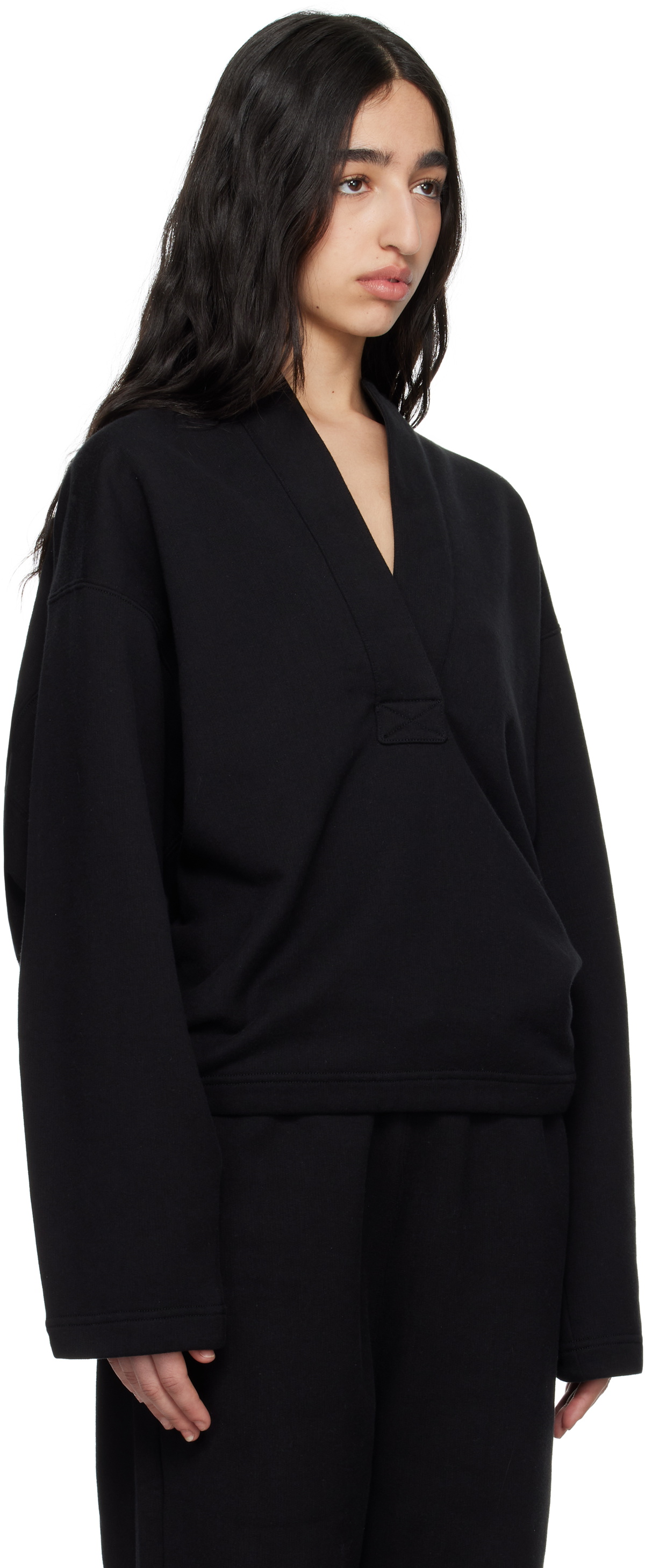 Carven Black Oversize Sweatshirt