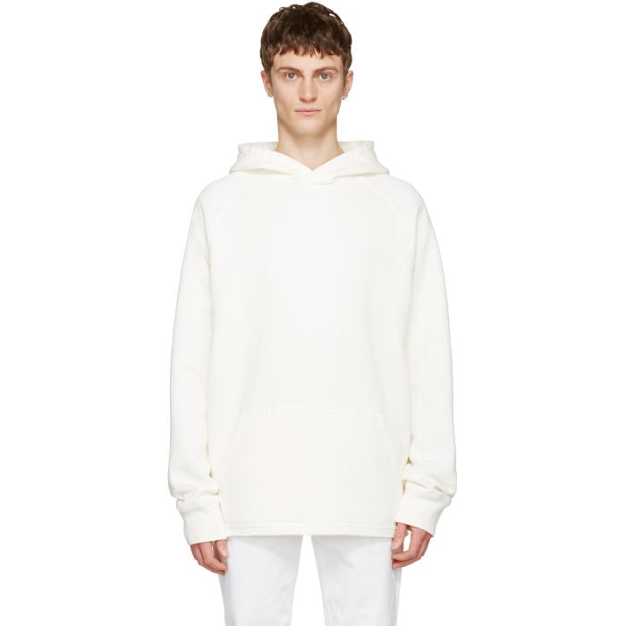 Photo: Childs White Cut-Off Hoodie