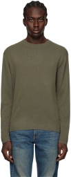LISA YANG Khaki 'The Mason' Sweater