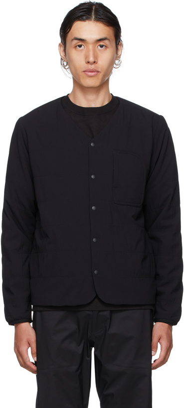 Photo: Snow Peak Black Flexible Insulated Cardigan