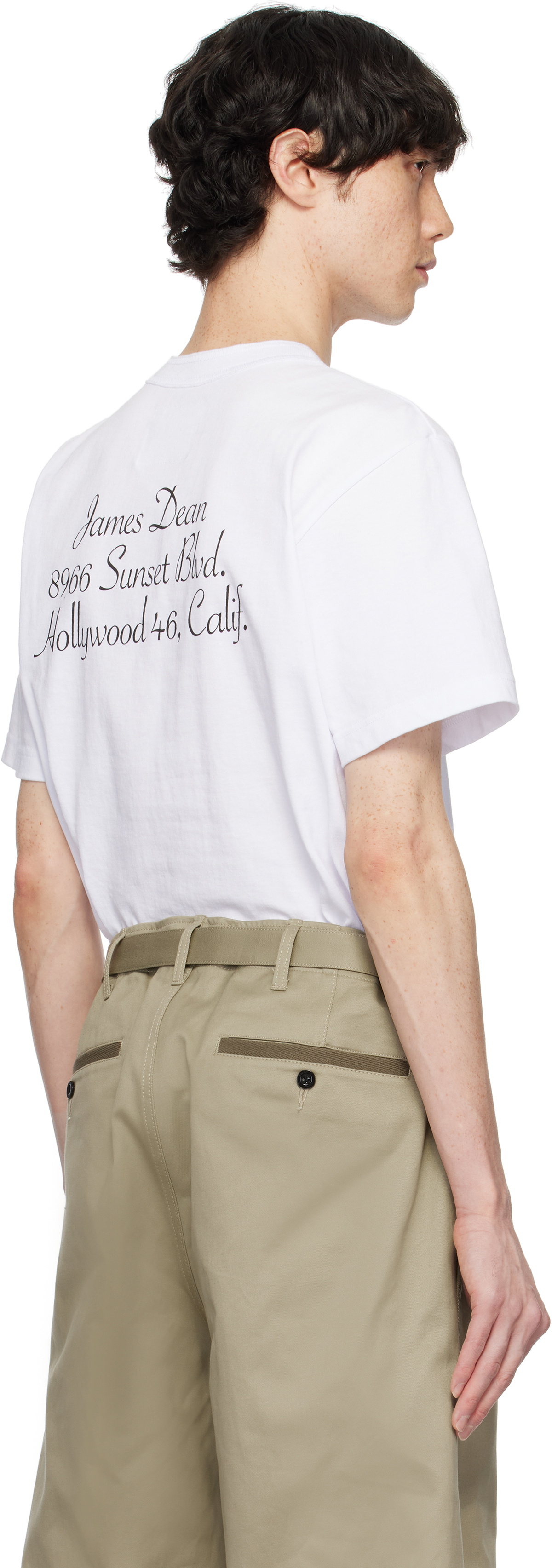 sacai White James Dean T-shirt