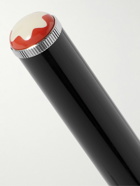 Montblanc - Heritage Collection Rouge et Noir Baby Silver-Tone and Resin Fountain Pen