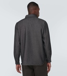 God's True Cashmere Cashmere and cotton twill shirt