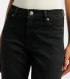 Frame Borrowed cropped straight jeans