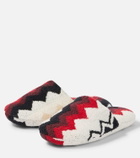 Missoni Zigzag cotton terry house shoes
