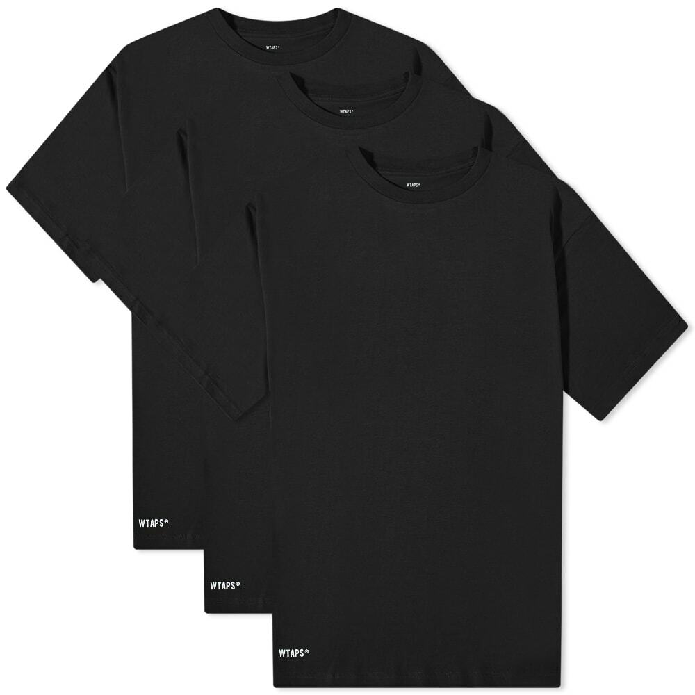 WTAPS CREW NECK T-SHIRTS M 3枚セット WTAPS Men's Skivvies T-Shirt - 3-Pack in Black WTAPS