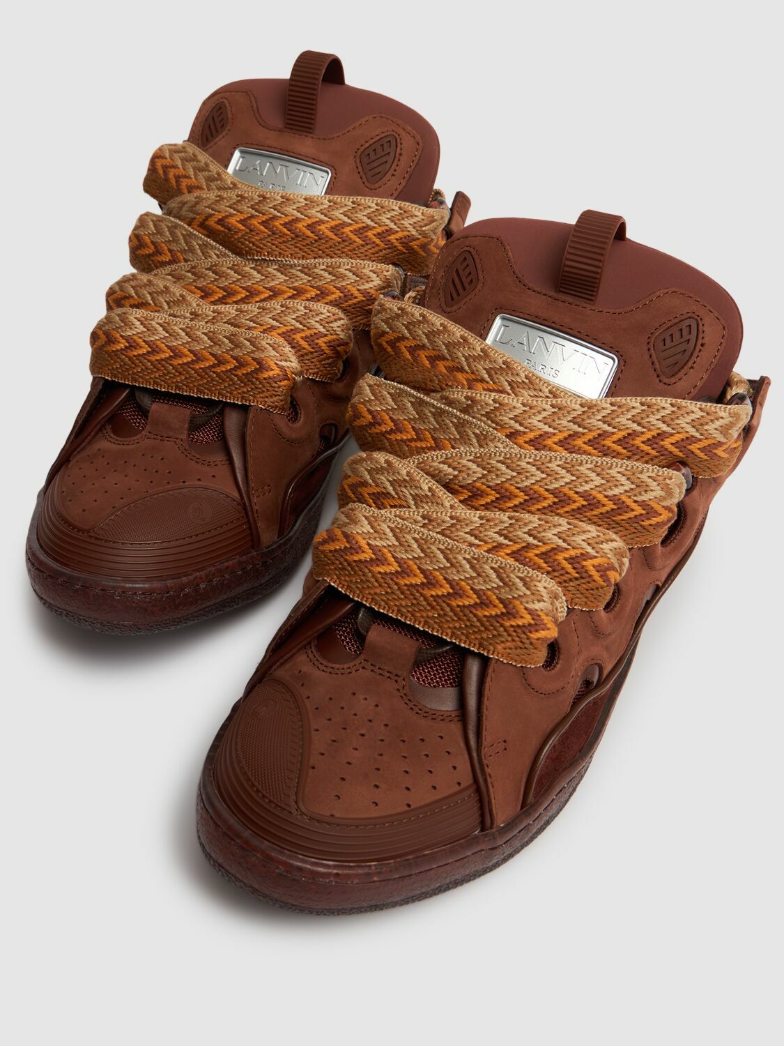 LANVIN Curb Sneakers with Speckled Effect Sole Lanvin