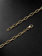 Foundrae - Refined Open Clip Chain and Per Aspera Ad Astra Dream Gold, Citrine and Diamond Pendant Necklace