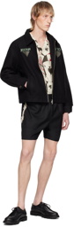 Bode Black Lacework Shorts