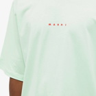 Marni Men's Logo Crew Neck T-Shirt in Spring Green