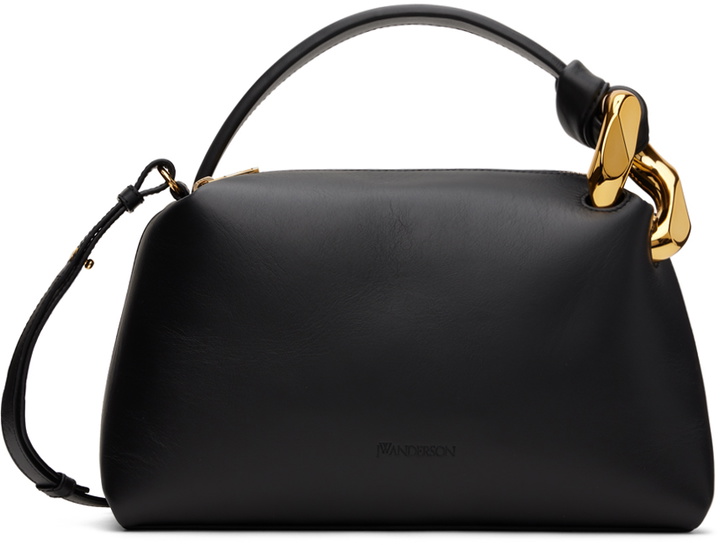 Photo: JW Anderson Black JWA Corner Leather Bag