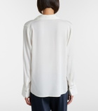 Vince Silk-blend blouse