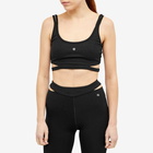 Anine Bing Women's Amari Sports Bralet Top in Black