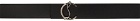 Christian Louboutin Black Logo Belt