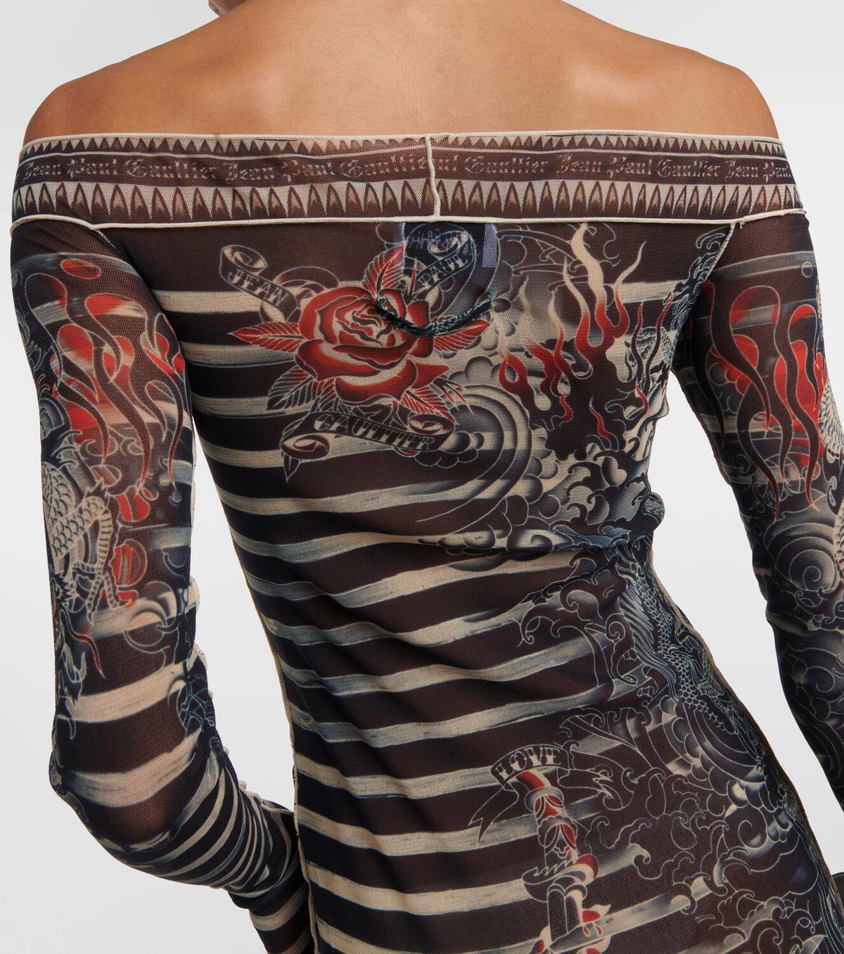 jean paul gaultier tattoo コレクション ロングtシャツ jean paul