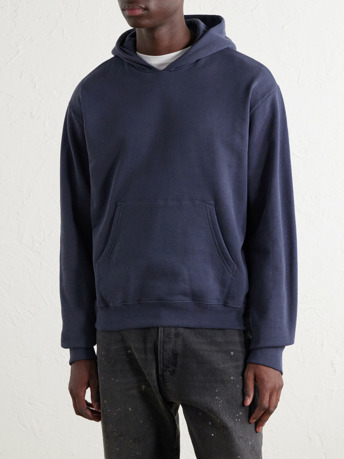 John Elliott - Cotton-Jersey Hoodie - Blue