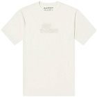 Maharishi Men's 30th Anniversary Dragon Embroided T-Shirt in Ecru