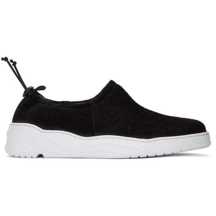 HOPE Black and White Moccasin Sneakers 