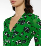 Diane von Furstenberg Crystal printed midi dress