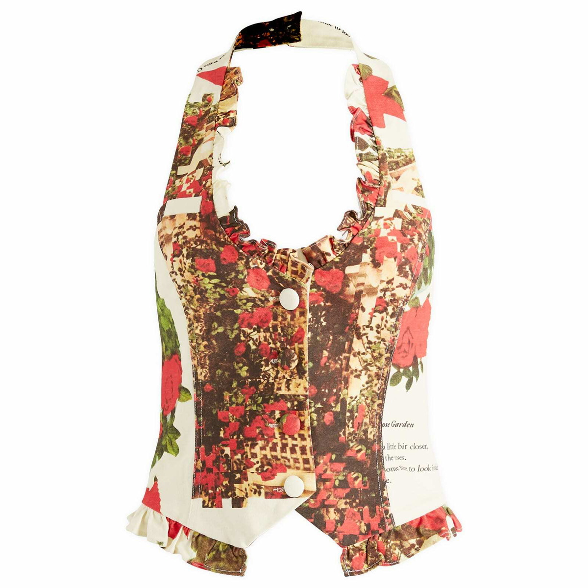 House Of Sunny Women's Rose Garden Vest in Multi