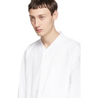 Issey Miyake Men White Crush Shirt