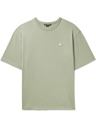 Acne Studios - Exford Oversized Logo-Appliquéd Cotton-Jersey T-Shirt - Green