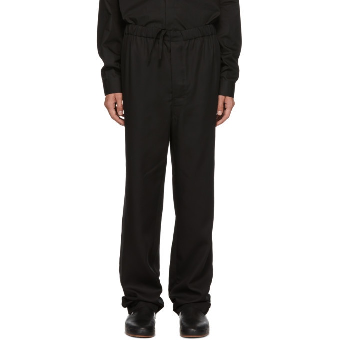 Photo: Lemaire Black Buttoned Trousers