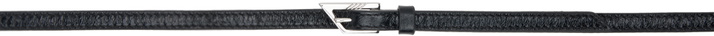 Photo: The Attico Black Pin-Buckle Belt