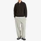Nike Men's Swoosh Fleece Pant in Heather Grey/White