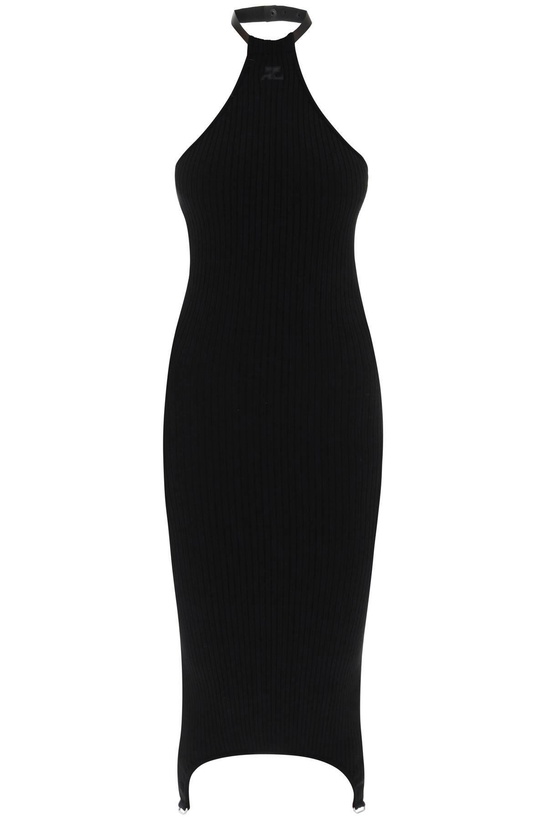 Photo: Courrèges Sheath Midi Dress In Rib Knit