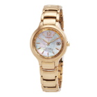 Citizen Eco-Drive Perpetual World Time Mother of Pearl Dial Ladies Watch EC1173-87Y