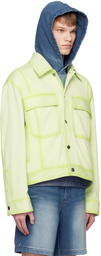 Solid Homme Yellow Faded Jacket