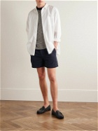 Alex Mill - Straight-Leg Garment-Dyed Cotton-Corduroy Shorts - Blue