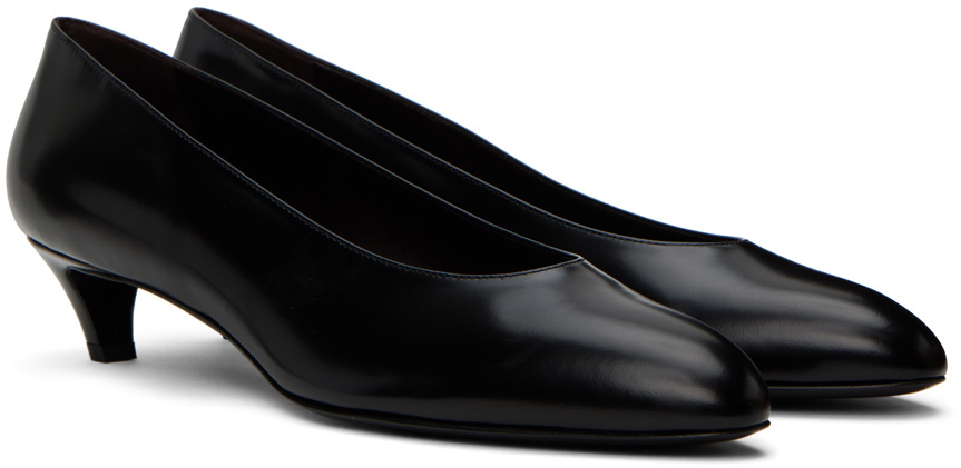 The Row Black New Almond Pumps The Row