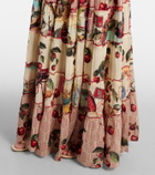 Camilla Notes From The Road printed silk maxi skirt