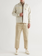 Hugo Boss - Nolan Shell-Trimmed Cotton-Twill Overshirt - White