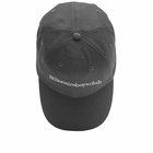 Billionaire Boys Club Men's Serif Logo Curved Visor Cap in Black