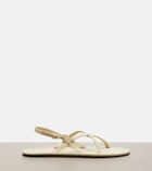 The Row Malick Strap leather sandals