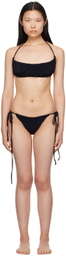 BINYA Black Self-Tie Bikini