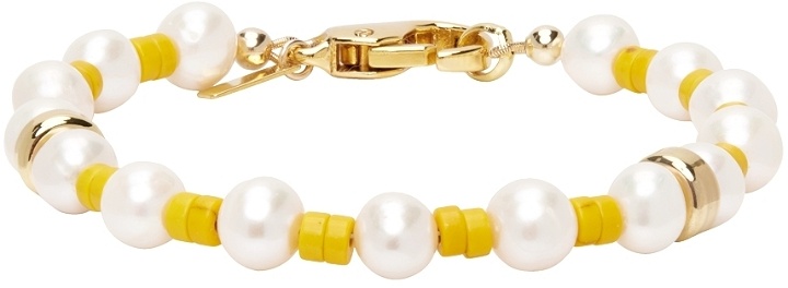 Photo: éliou SSENSE Exclusive Yellow Nevali Bracelet
