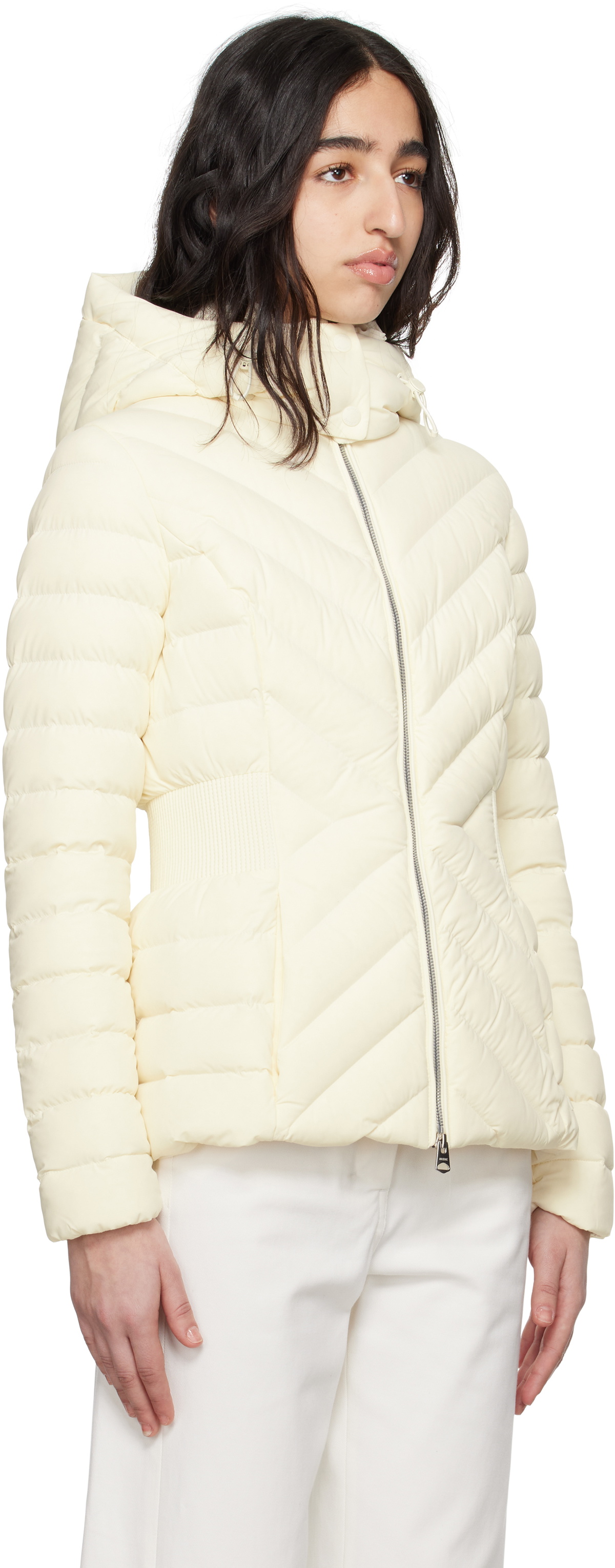 MACKAGE Off-White Idalee Hooded Light Down Jacket