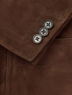 Ralph Lauren Purple label - Stewart Suede Blazer - Brown