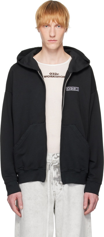 Photo: 032c Black Routine Zip Hoodie