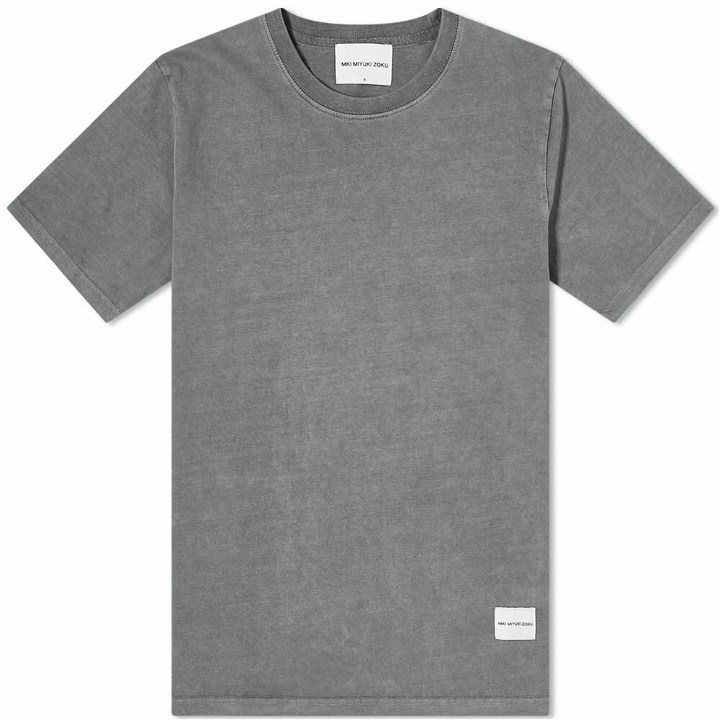 Photo: MKI Men's Pigment Dyed T-Shirt in Charcoal
