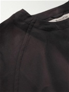 JiyongKim - Sun-Faded Canvas T-Shirt - Black