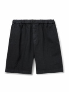Boglioli - Straight-Leg Linen Shorts - Blue