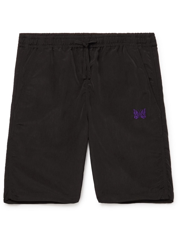 Photo: NEEDLES - Logo-Embroidered Shell Drawstring Shorts - Black